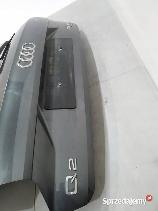 KLAPA TYŁ SZYBA SZARA Audi Q2 I 2016