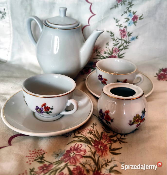 Zestaw porcelanowy Vintage dzieci do zabawy w Lublin
