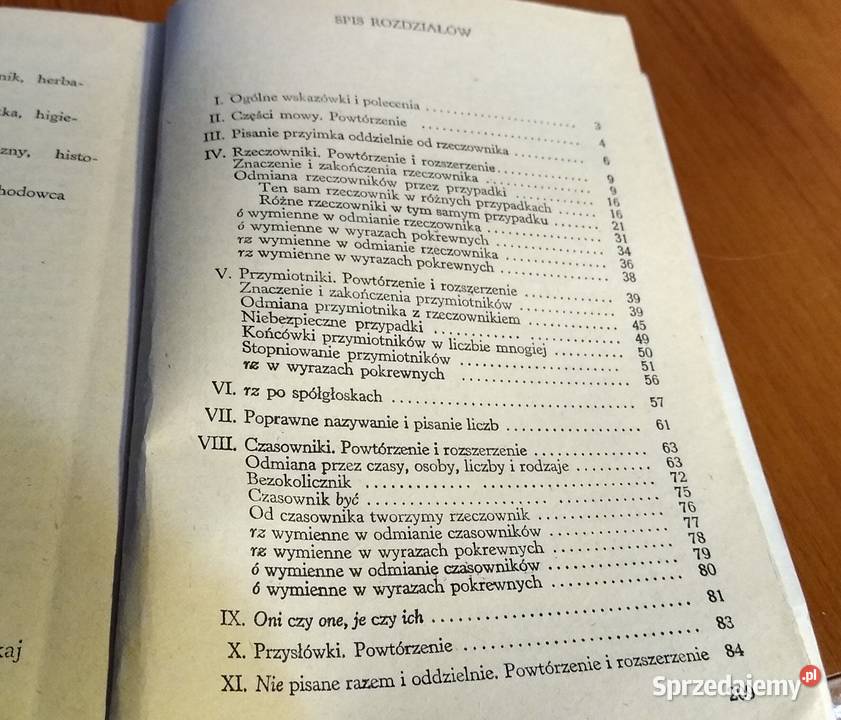 Jezyk polski klasy IV ćwiczenia gramatyczne styl