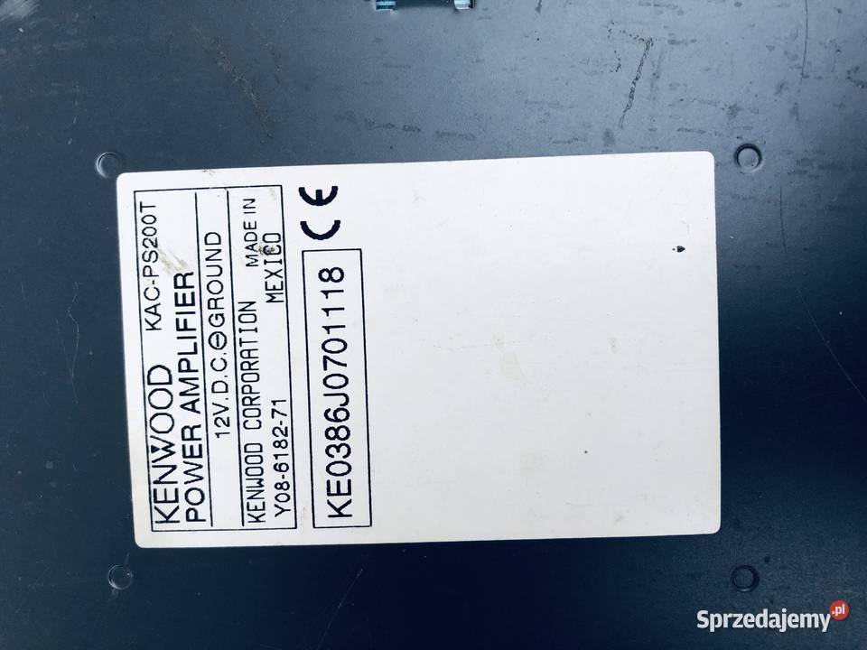 wzmacniacz samochodowy Kenwood KAC200T Opole sprzedam