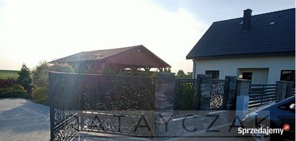 NOWOŚĆ BRAMA ŁAMANA WYCINANE PLAZMĄ CNC Osiek nad Wisłą