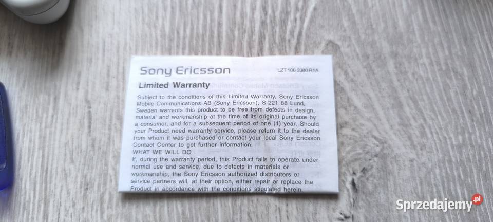 SONY ERICSSON KONTROLER DO GIER NA TELEFON EGB10 śląskie Bytom sprzedam