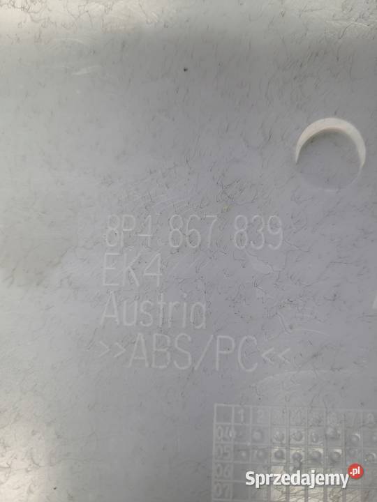 ZAKOŃCZENIE PODSUFITKI AUDI A3 8P 5D 8P4867239 osobowe Przystajń sprzedam