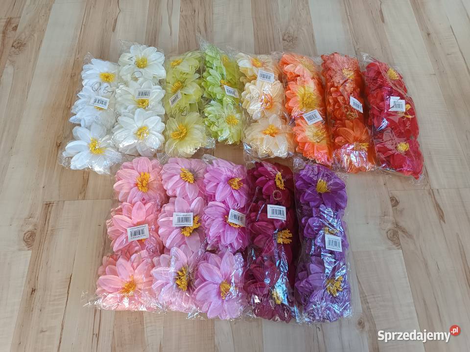 KWIATY SZTUCZNE VIP 2024 dalia rudbekia Siewierz