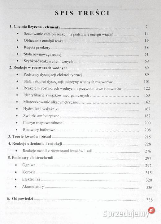Chemia Tom 1 i 2 Dariusz Witowski Zbiór zadań Chełm