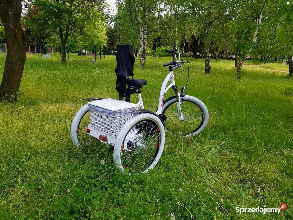 Rower trojkolowy biały opolskie Strzelce Opolskie