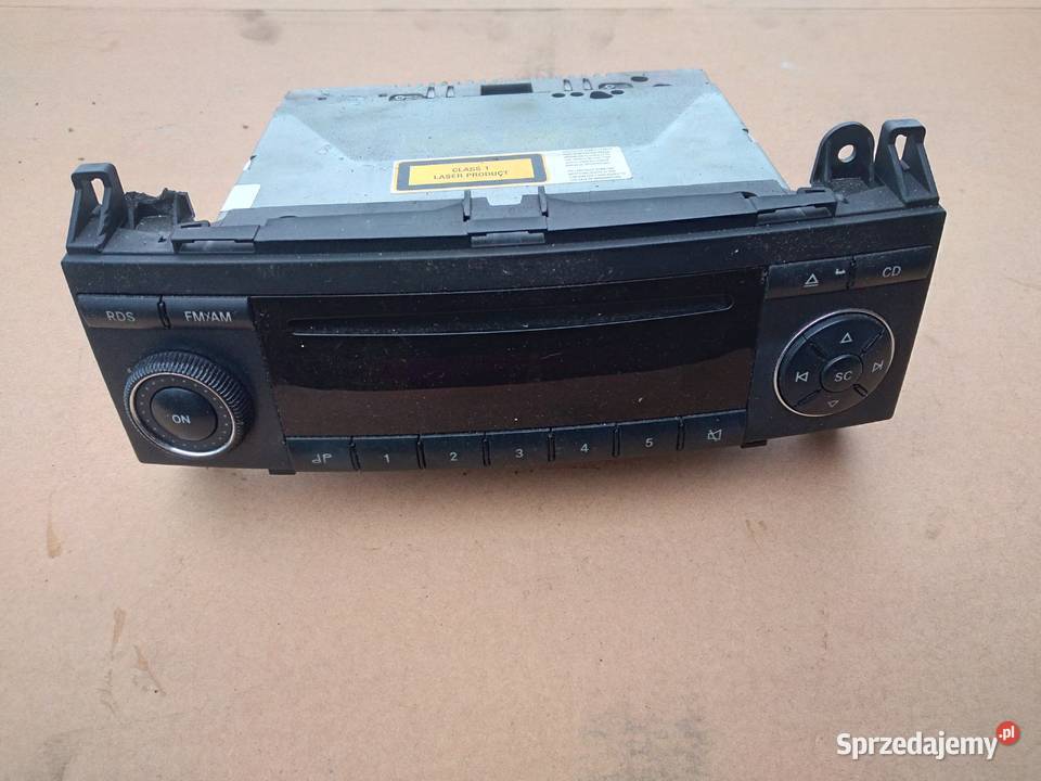 Mercedes A169 radio A1698200486 Rok produkcji 1998 Strzelce Krajeńskie
