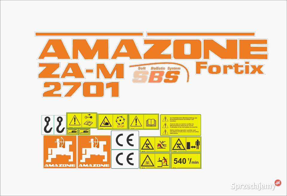 Naklejki Amazone M 2701 Fortix SBS mocny klej wielkopolskie Pleszew