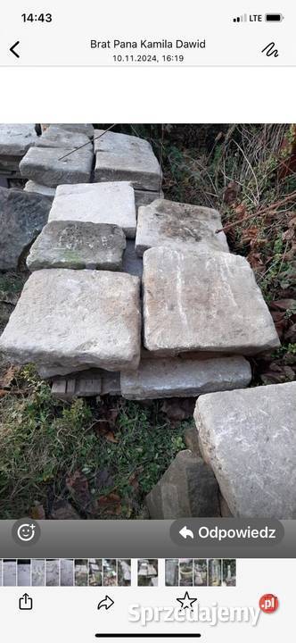Stara zabytkowa podłoga z piaskowca Jelenia Góra