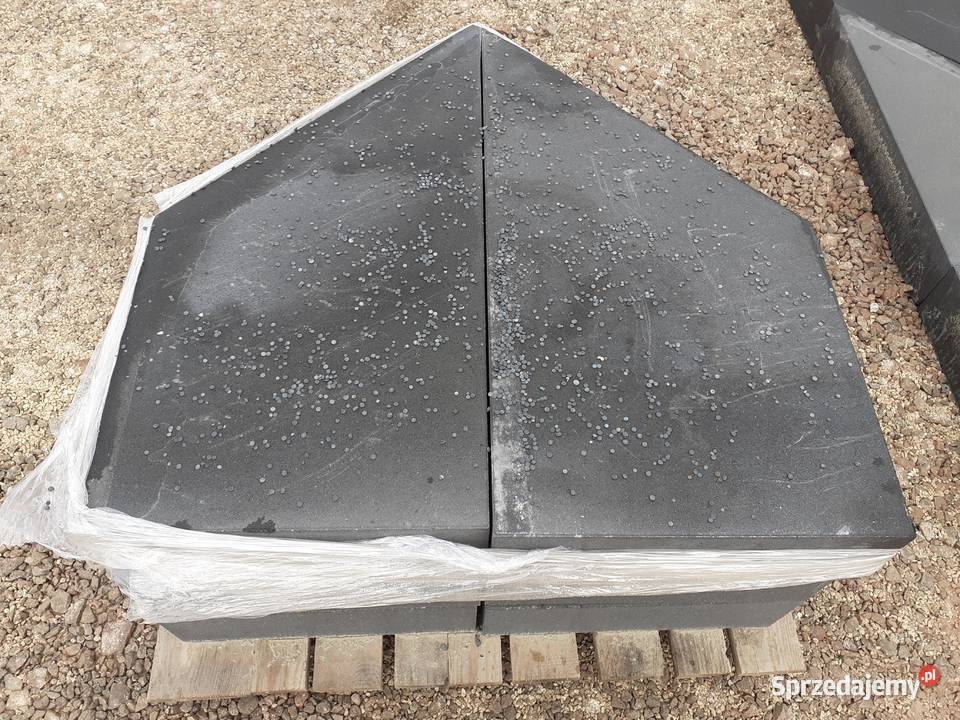 Stopień Venetto Betonowy skośny 45x90 grafit II Kostka brukowa Wielogóra