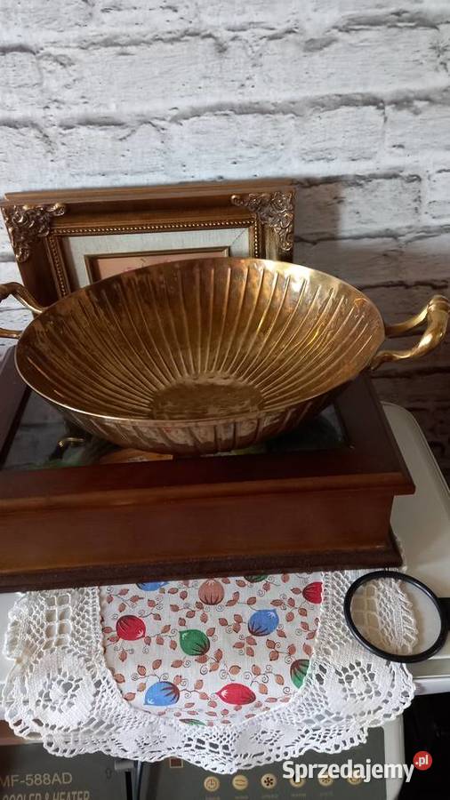 Patera mosiężna Warszawa