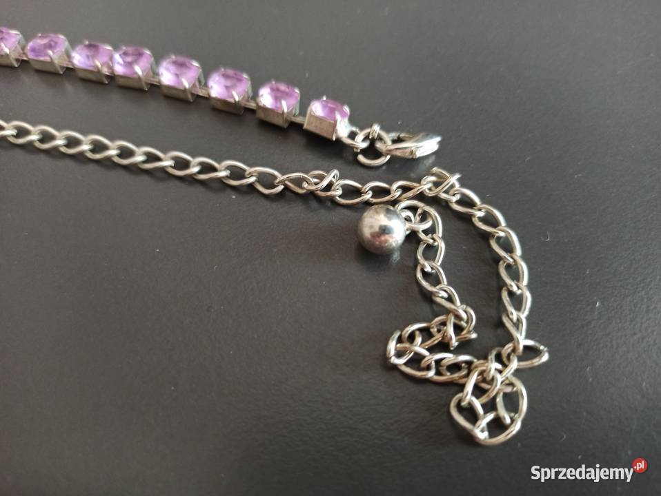 Pasek z różowymi kamykami Białystok