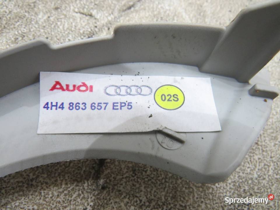PROWADNICA ROLETY LEWA AUDI A8 D4 4H4863657