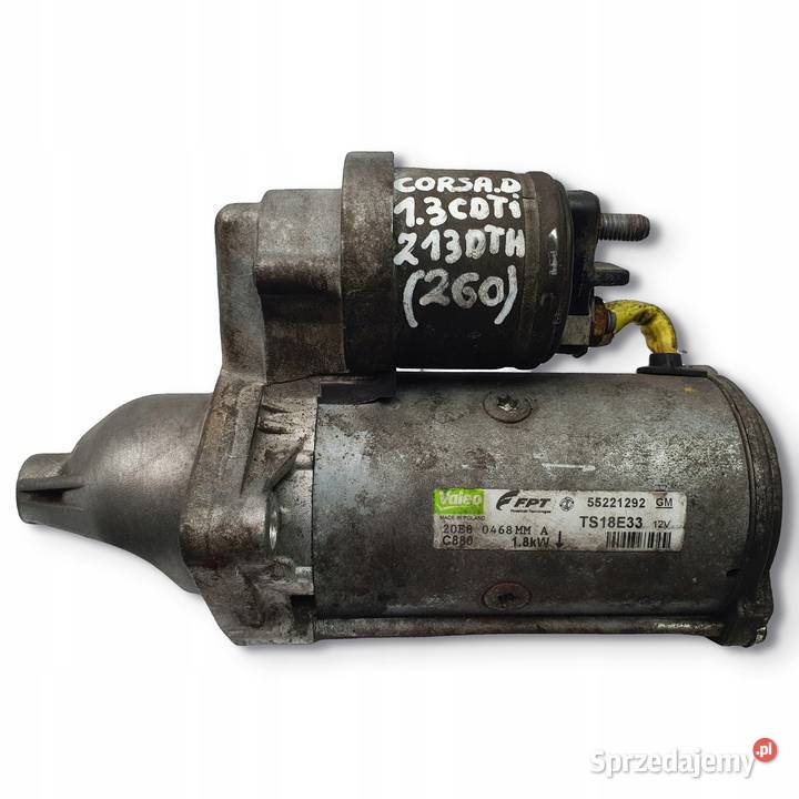 ROZRUSZNIK Opel Corsa D 13 CDTI Valeo 55221292 Chełm sprzedam