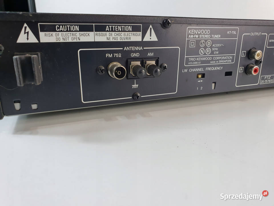 Tuner cyfrowy radio Kenwood KT 75 75L Międzychód