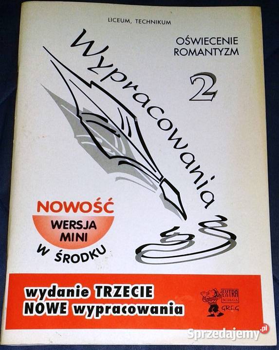 Wypracowania 2 Oświecenie Romantyzm Liceum miękka Chełm sprzedam