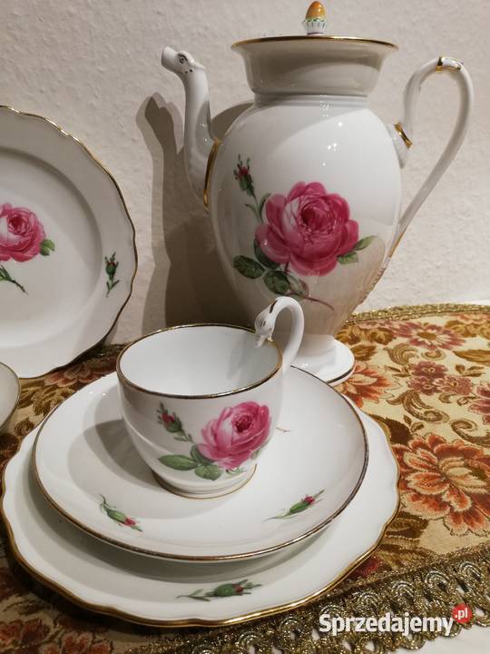 Dzbanek porcelana Meissen Miśnia Ropa
