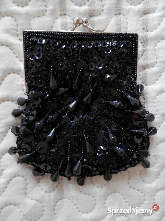 Torebka Biżuteryjna Miniaturka w stylu Art Deco Wieczorowa  Galanteria i dodatki