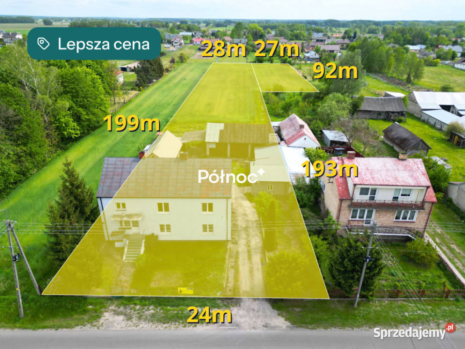 Gospodarstwo z potencjałem Piszczac 7684 m mieszkalny Sprzedaż sprzedam