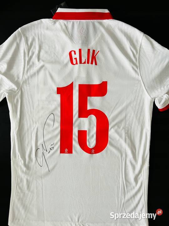 HIT Koszulka Polska Kamil Glik z Autografem Piłka nożna sprzedam