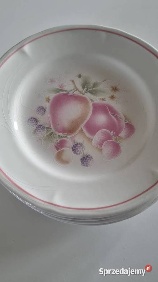 Talerze Deserowe Ceramika Włoska Ironstone Wola Podłężna sprzedam