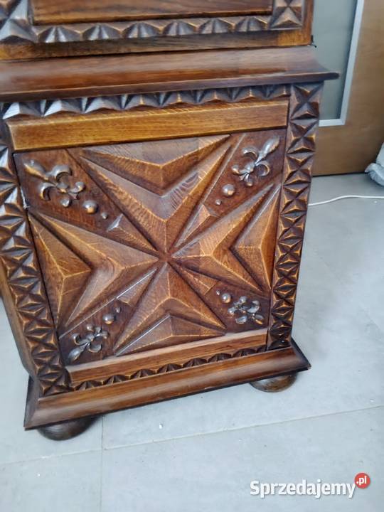 zegar stojacy z francji Burgund Fałków