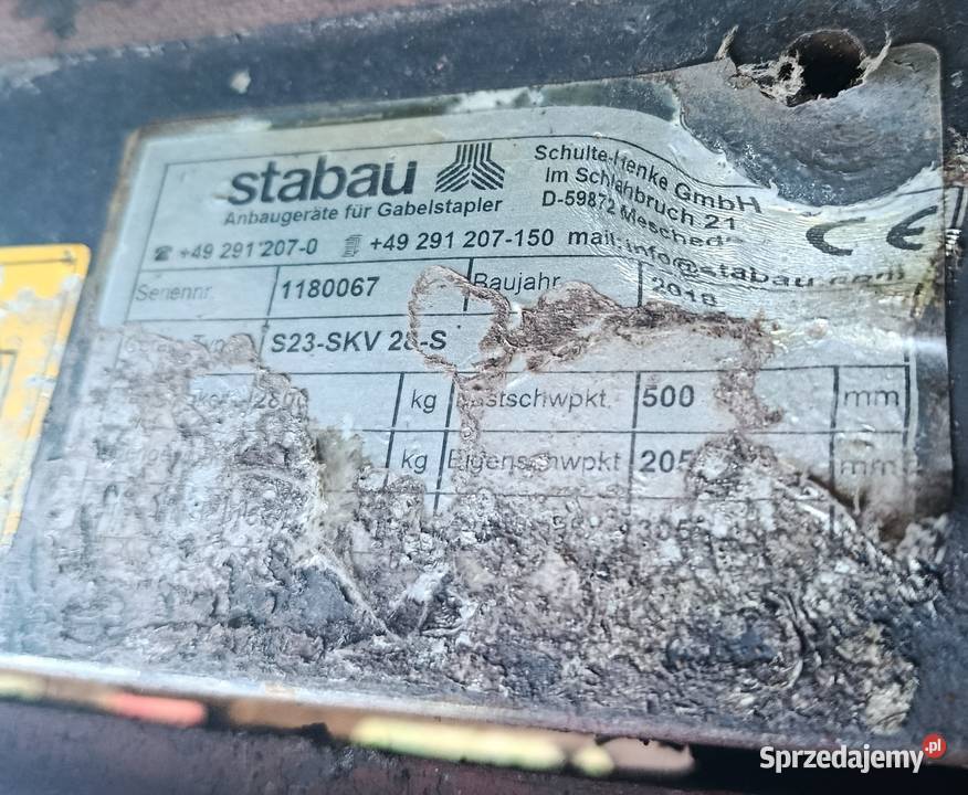 Boczne widły Pozycjoner wideł do widłaka do Wrocław