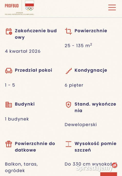Cesja umowy deweloperskiej Liczba pokoi 4 mazowieckie Mysiadło