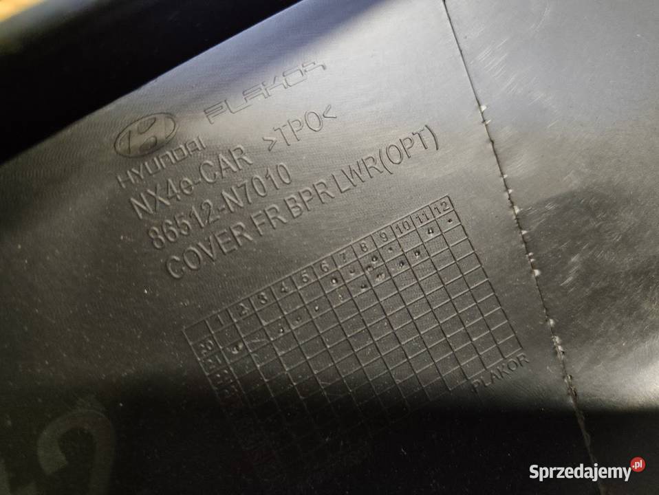 Spoiler Dokładka Zderzaka Przód Hyundai Tucson Pleszew