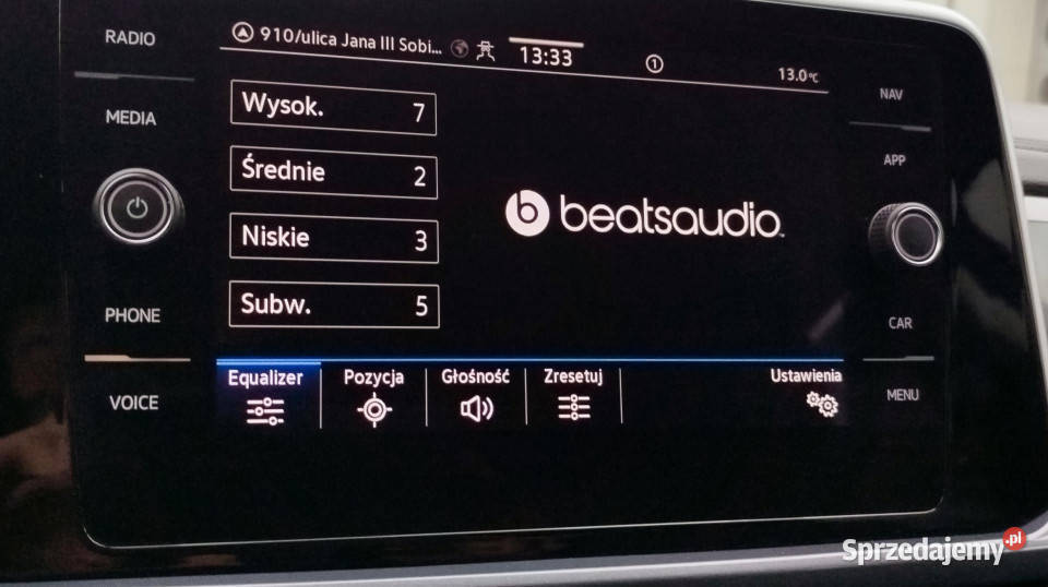 Volkswagen TRoc Style 15TSI DSG7 Matrix Beats 19 śląskie Dąbrowa Górnicza