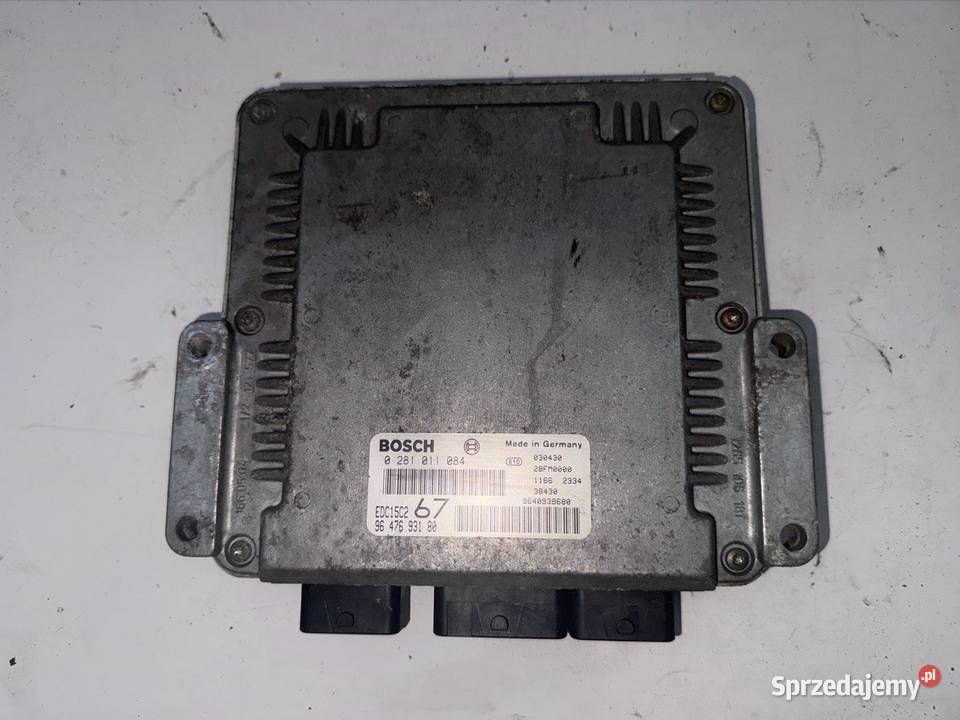 Sterownik 0281011084 PSA Bosch Citroen Peugeot osobowe Układ paliwowy Ostrów Wielkopolski