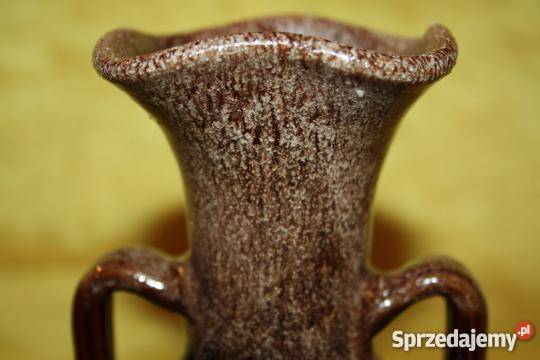Śliczny stary ceramiczny wazonik kujawsko-pomorskie Inowrocław