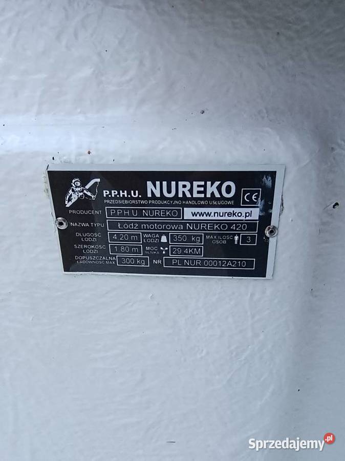 Sprzedam łódkę kabinową z przyczepką Płock