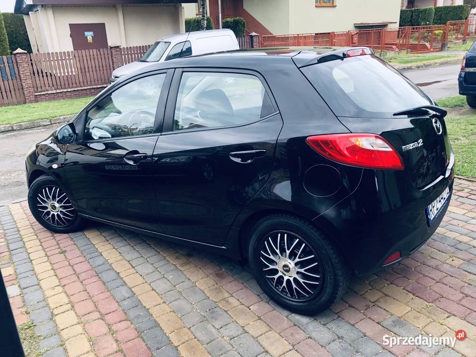 Mazda 2 II Turbo Diesel Czarny Zwinny