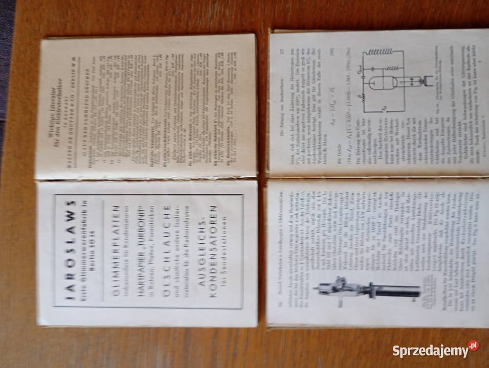 Niemiecki Radiotechnika 1927 1929 r śląskie sprzedam