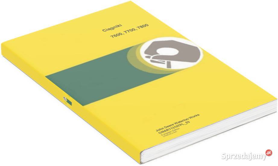 Silnik John Deere Instrukcja napraw katalog Szamotuły