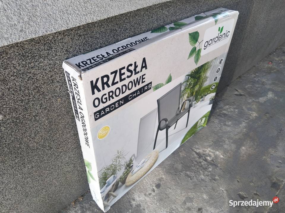 NAJTANIEJ Krzesła 2 Krzesło Ogrodowe Krzesła ogrodowe Dom i Ogród śląskie Zabrze