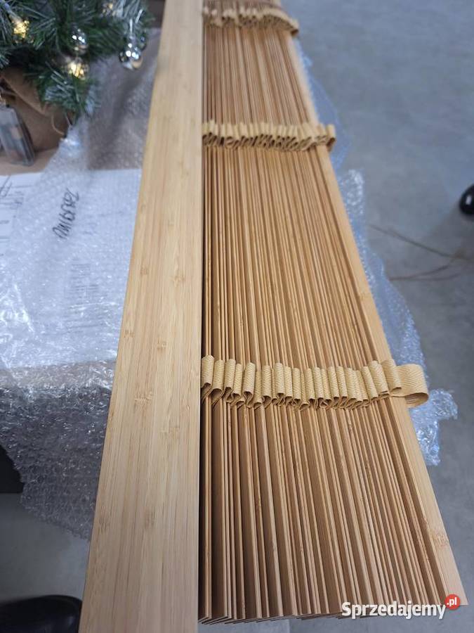 żaluzja bambusowa drewniana 50 mm mazowieckie Krasnosielc sprzedam