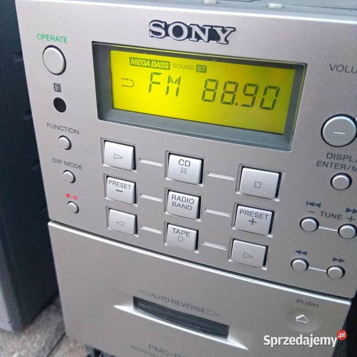 SONY PMCD305L miniwieża Magnetofon korektor CD Świebodzice