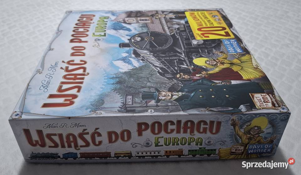 Gra planszowa Wsiąść do pociągu Europa Days of Gry planszowe i fabularne śląskie Czeladź sprzedam