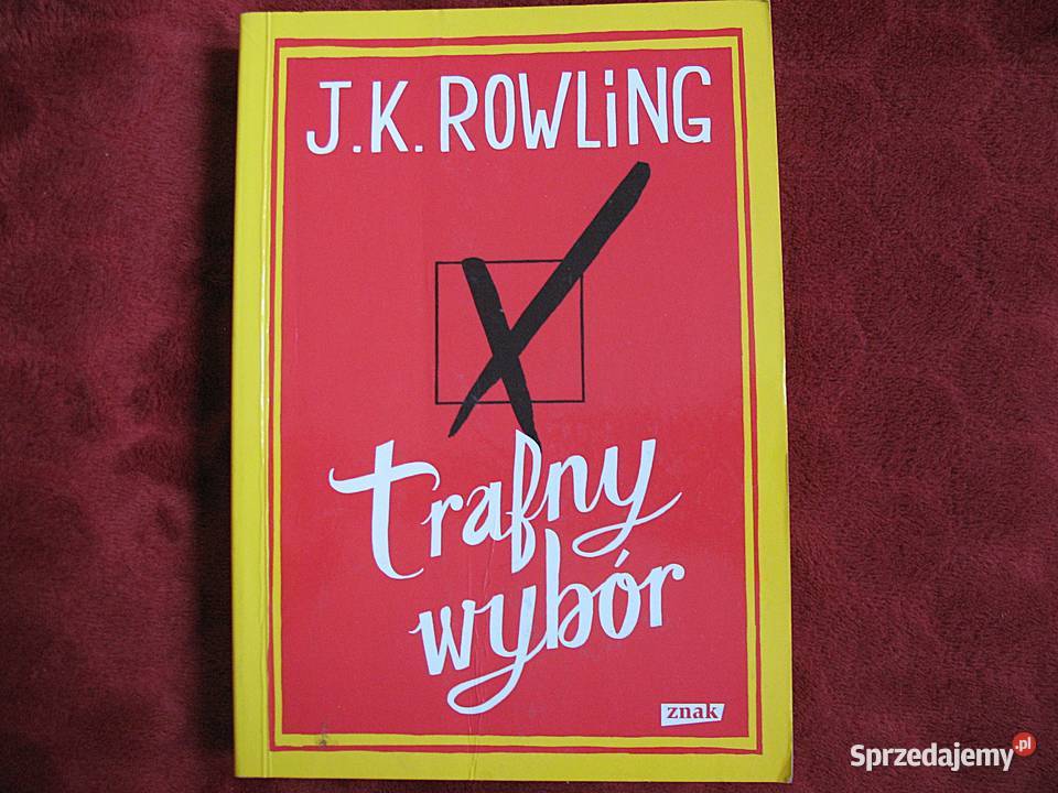 Trafny wybór JKRowling książka polska Siedlce sprzedam
