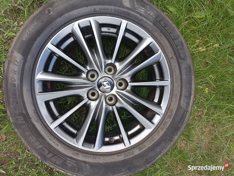 Hyundai koła letnie 17 alufelgi 5x1143 mazowieckie Ostrołęka