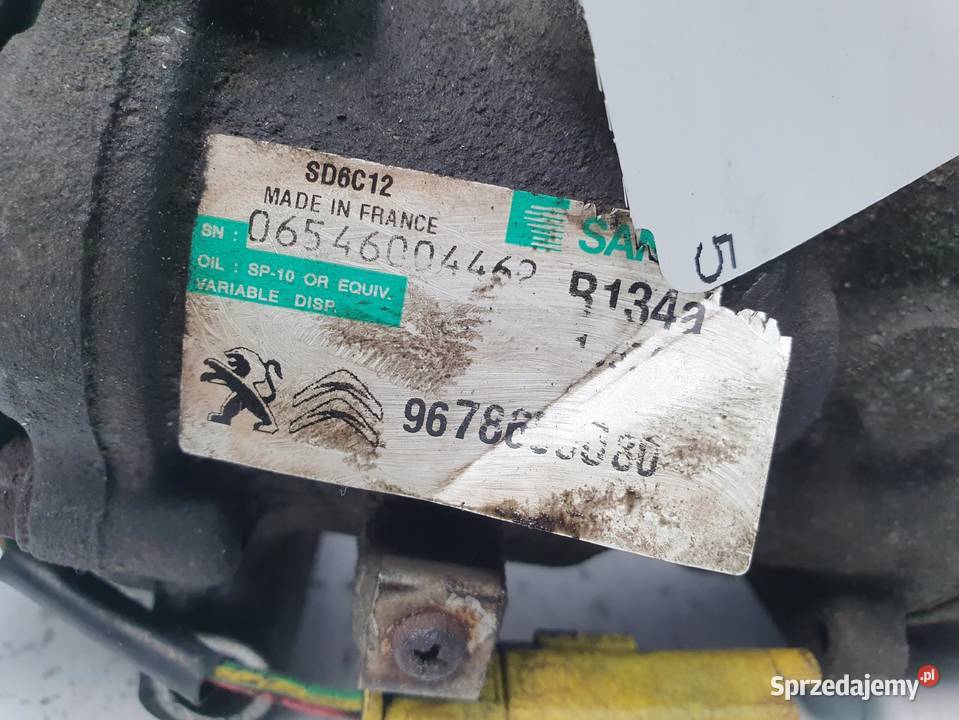 SPRĘŻARKA KLIMATYZACJI Citroen Berlingo Peugeot lubelskie Chełm
