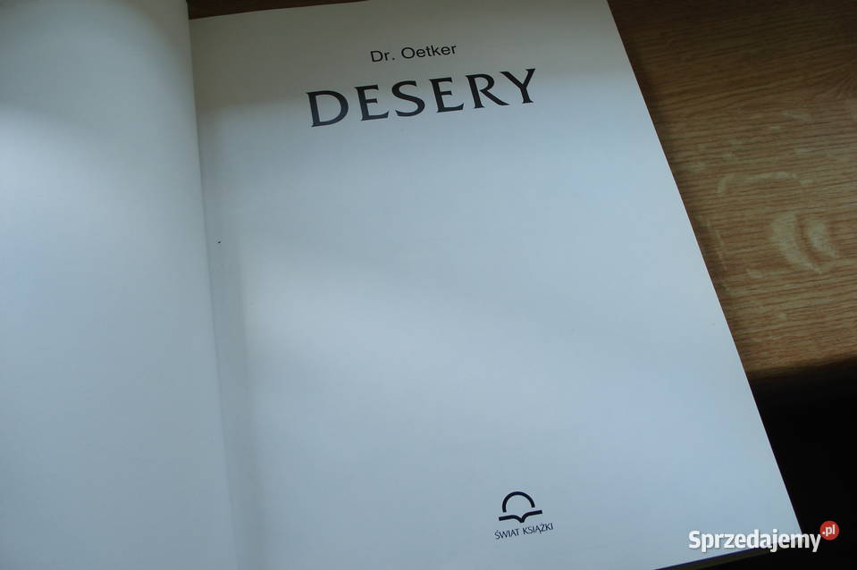 Książka kucharska Desery dr Oetker sprzedam 10 Łódź