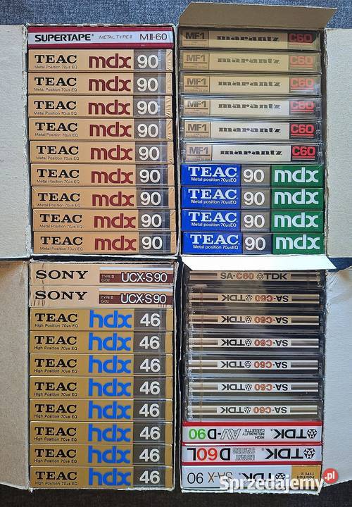 Kaseta SONY MARANTZ TEAC DENON BASF NATIONAL TDK warmińsko-mazurskie Giżycko