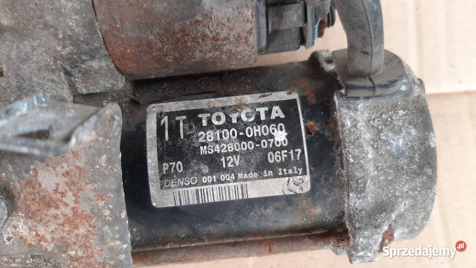 rozrusznik Toyota Avensis t25 20 VVTI 281000H060 dolnośląskie Dębno