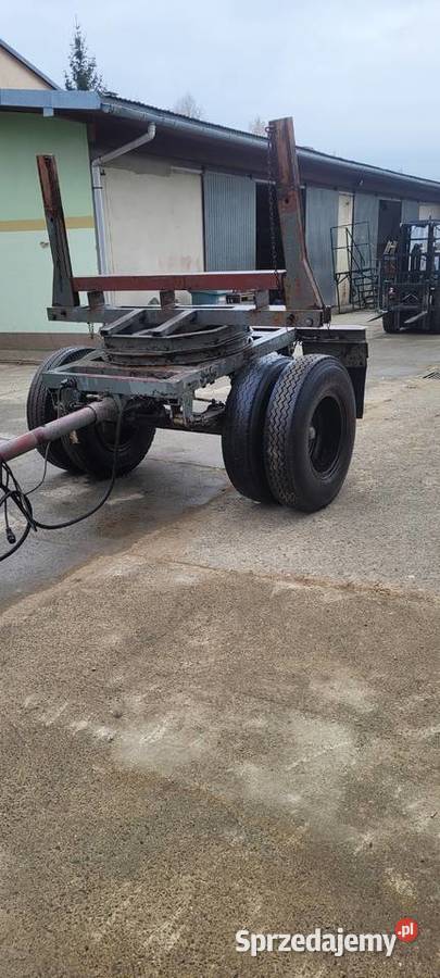 Przyczepa nożycowa Autosan 5350 do słupów stali Golcowa