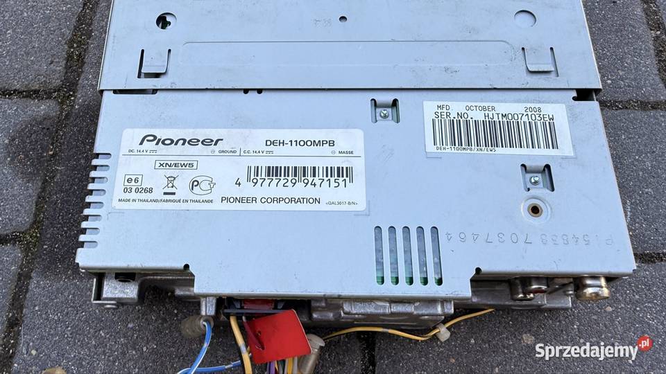 Radio CD pioneer deh1100mpb deh1100mph mazowieckie Radom