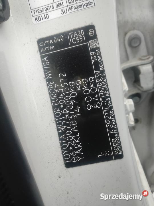 Toyota yaris 2023r manualna mazowieckie