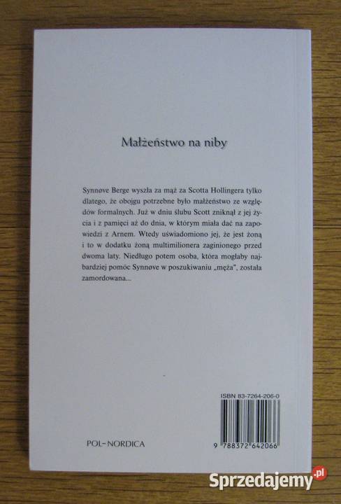 Margit Sandemo Małżeństwo na niby sprzedam